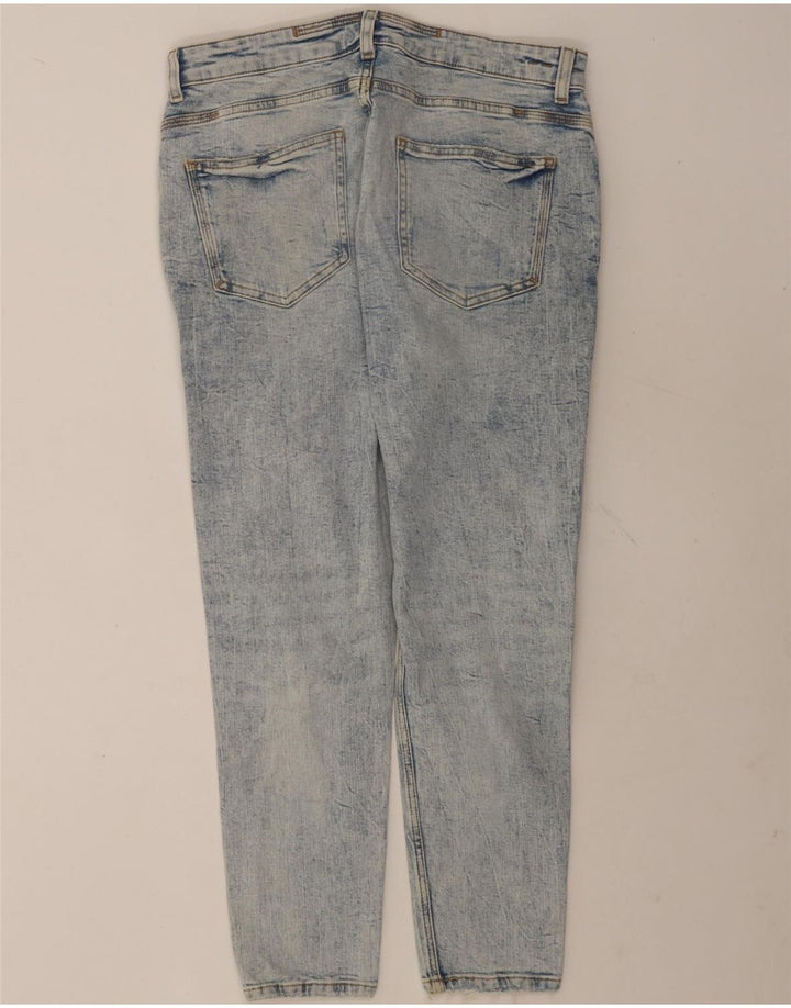 Zara Jean slim vieilli pour homme EU 44 Large W34 L28 Bleu