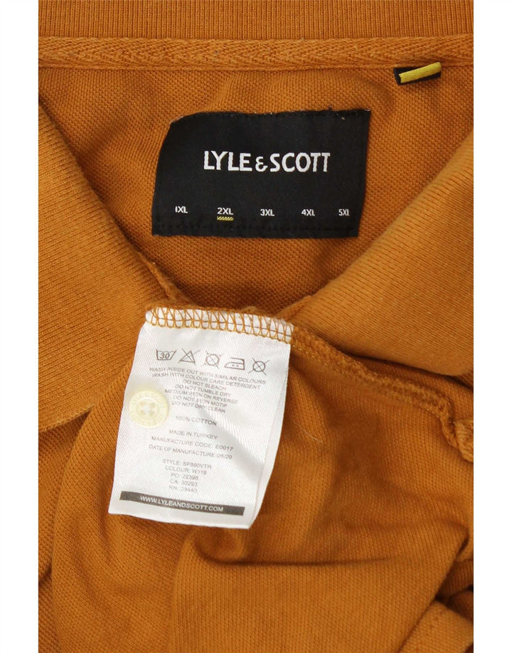 Lyle & Scott Polo Homme 2XL Orange Coton