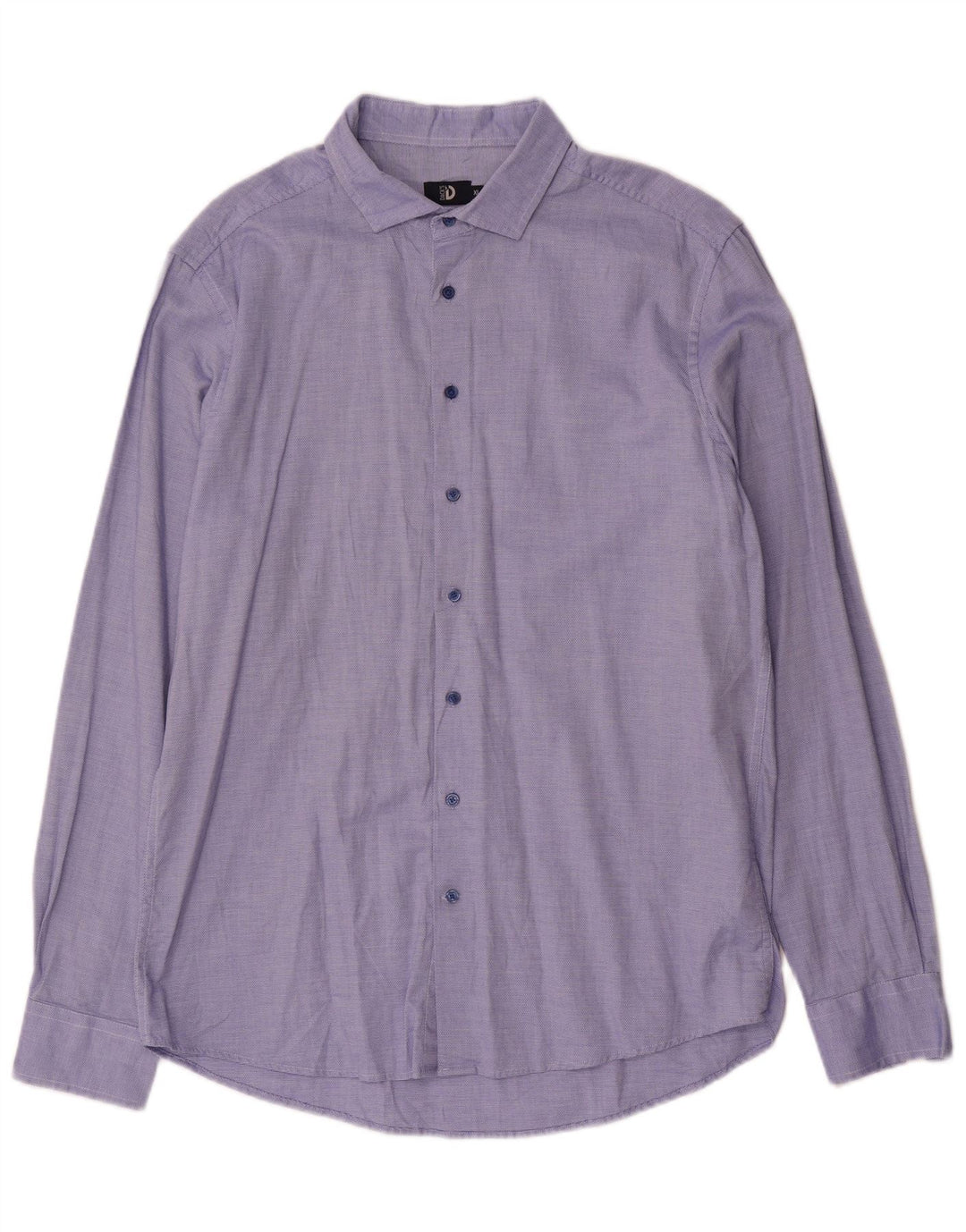 Dack's Chemise Slim Fit XL Bleu à Pois Coton