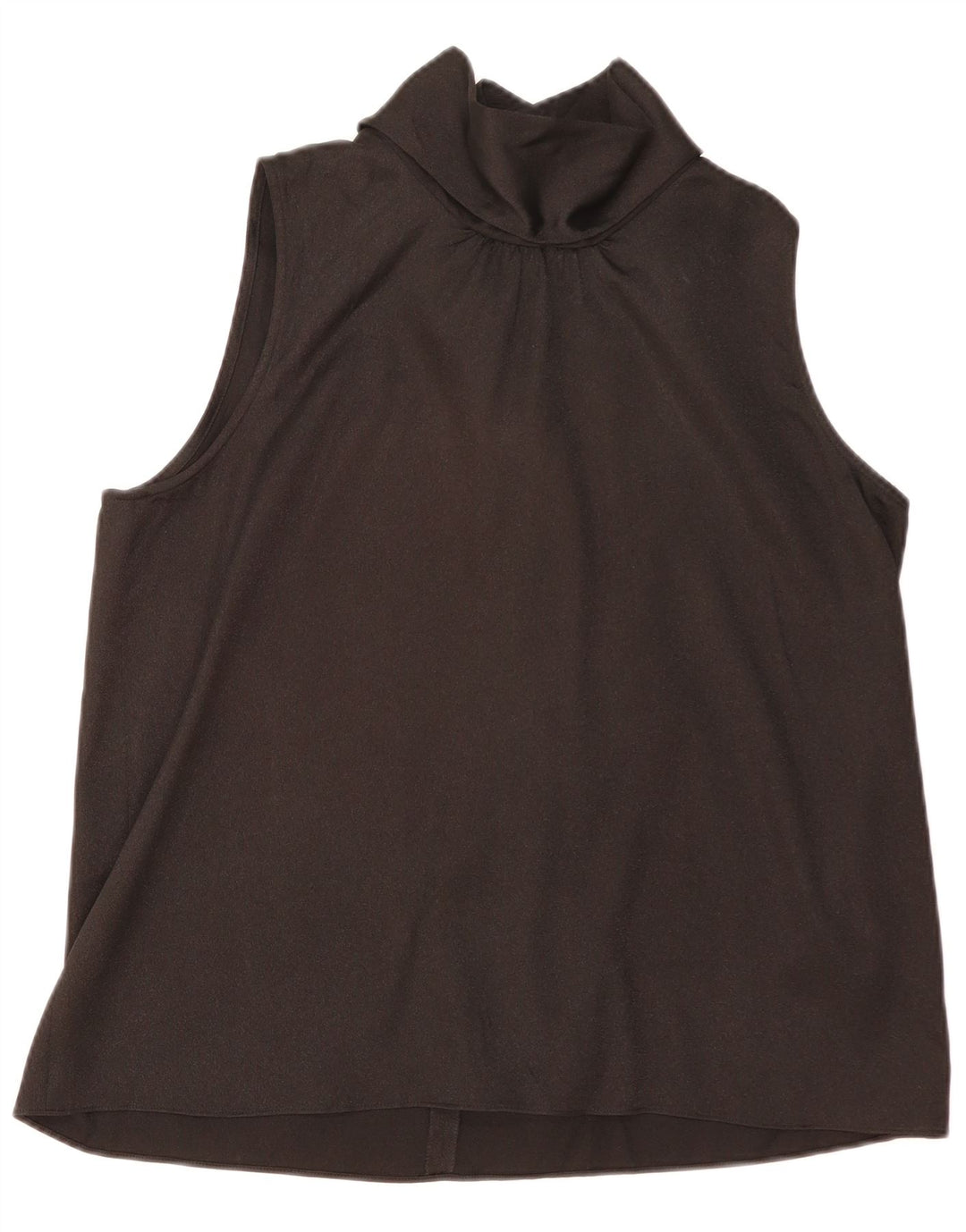 DKNY Chemisier sans manches pour femme UK 18 XL Noir Polyester
