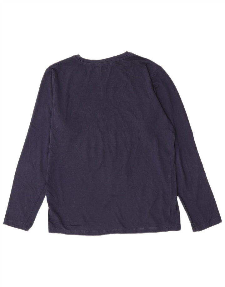 Jack & Jones Haut graphique à manches longues pour homme en coton bleu marine Small