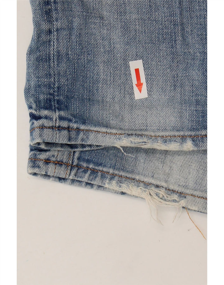 Replay Jean Slim Déchiré Femme W27 L32 Bleu Coton