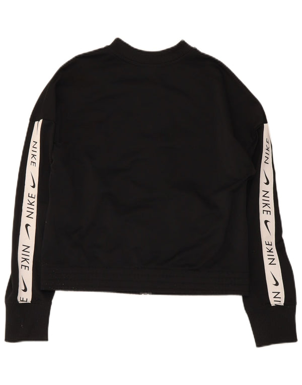 Nike Veste de survêtement graphique pour fille 12-13 ans Large Noir Colourblock
