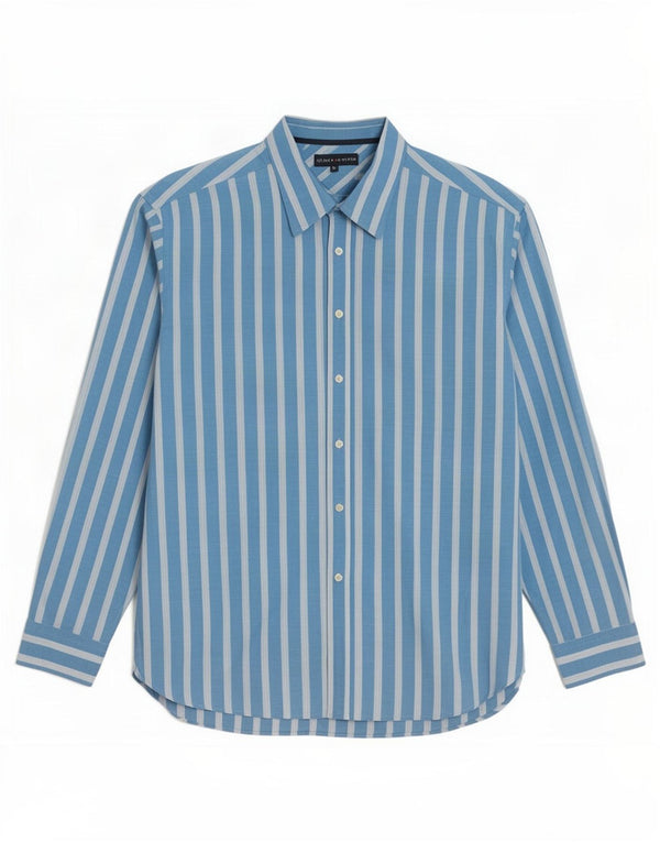 Tommy Hilfiger Chemise Homme XL Bleu Rayé Coton