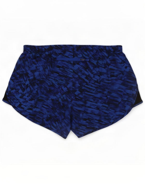 Nike Short de sport pour femme UK 14 Bleu moyen géométrique Sports