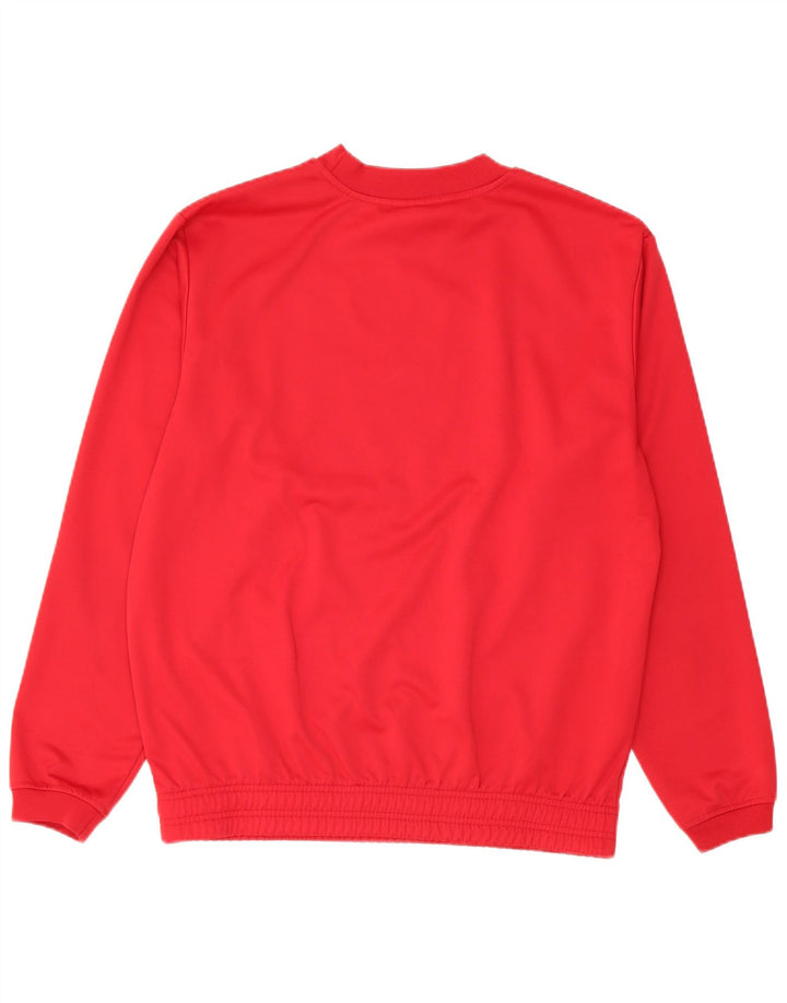 Asics Sweat-shirt Regular Fit Homme Rouge Moyen Polyester Sports