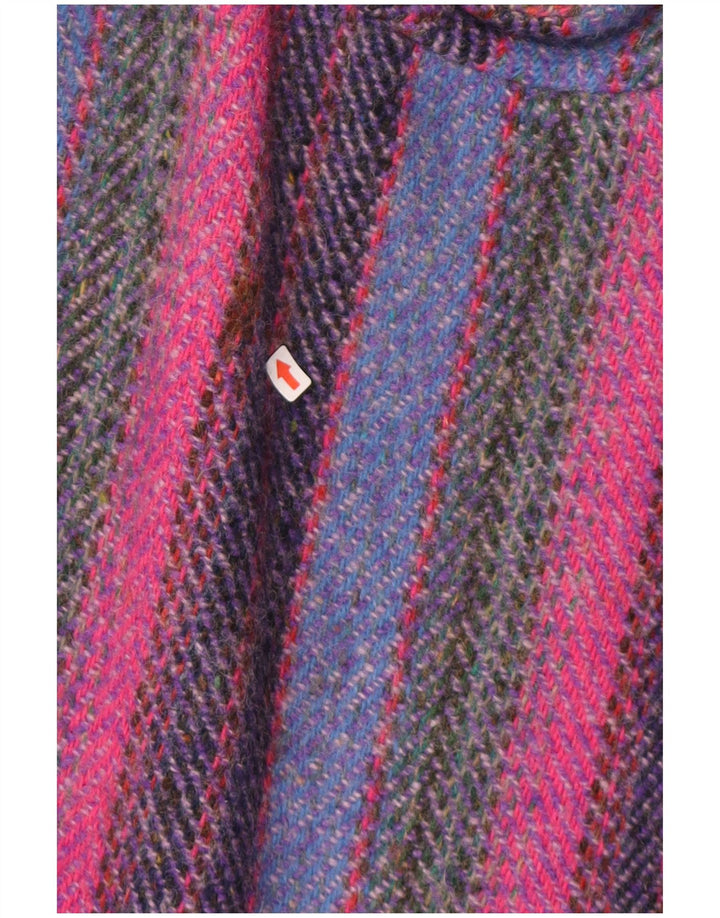 Jimmy Hourihan Manteau Cape pour Femme Taille Unique Rayé Multicolore Classique