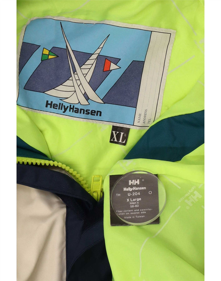 Helly Hansen Veste coupe-vent pour homme IT 58/60 4XL Bleu marine Colourblock