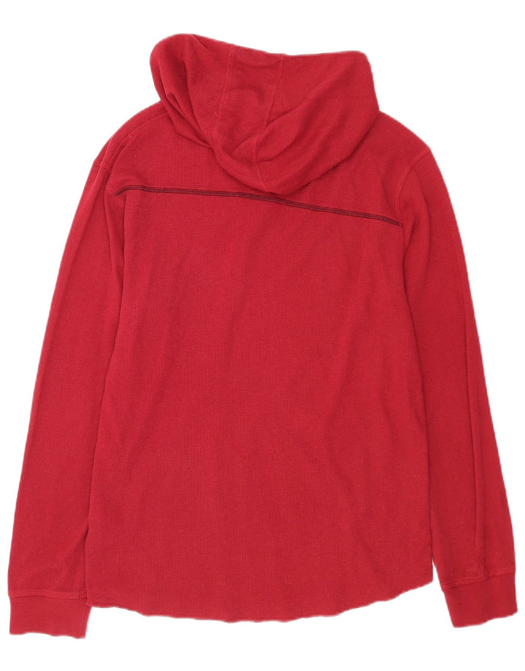 Volcom Pull à capuche boutonné pour homme en coton rouge Large