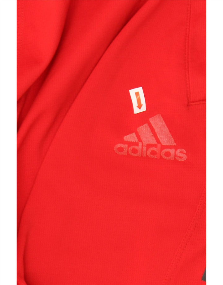 Adidas Short de sport Aeroready pour hommes, grand rouge, en polyester
