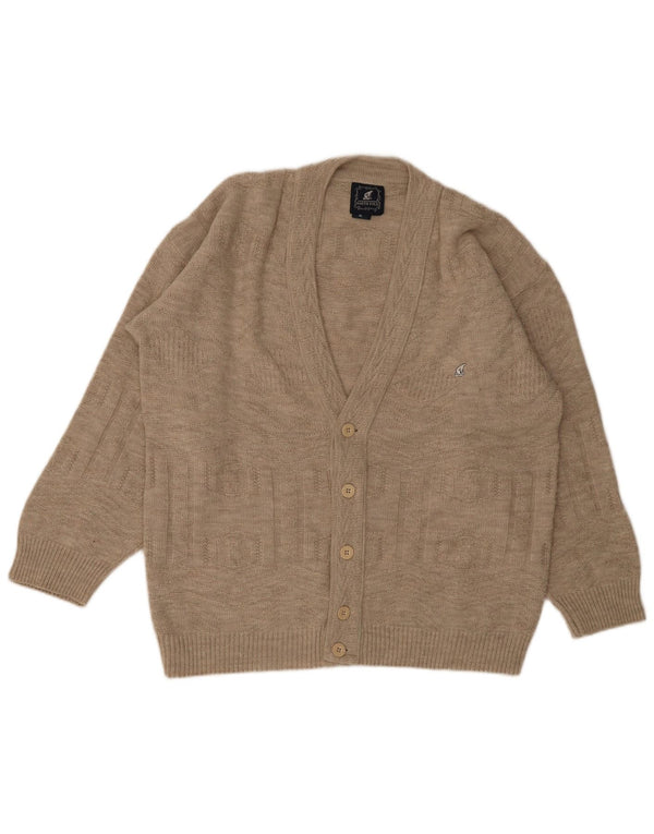 North Pole Pull Cardigan Homme XL Beige Laine d'Agneau
