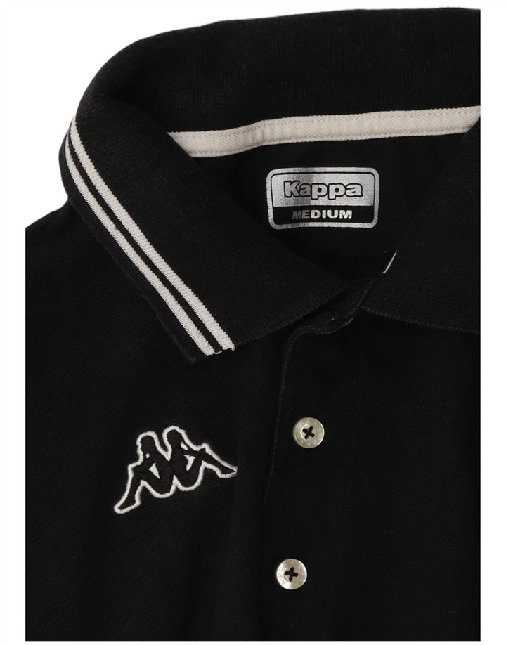 Kappa Polo Homme Petit Noir Coton