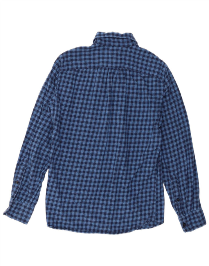 J. Crew Chemise slim en flanelle pour homme en coton vichy bleu petit