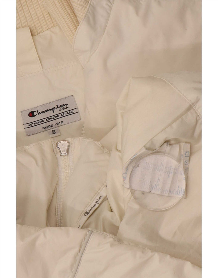 Champion Veste matelassée pour femme UK 10 Small White Polyamide