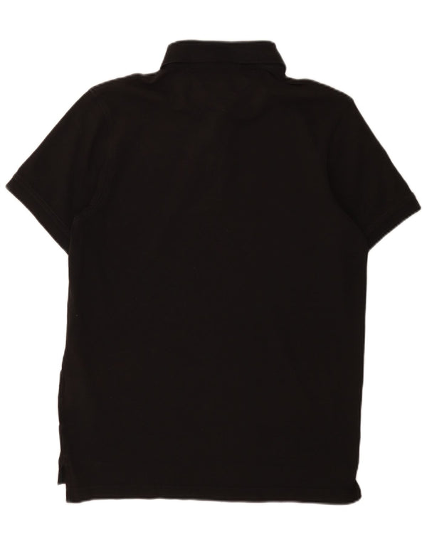 Tommy Hilfiger Polo Slim Fit pour Homme en Coton Noir Large