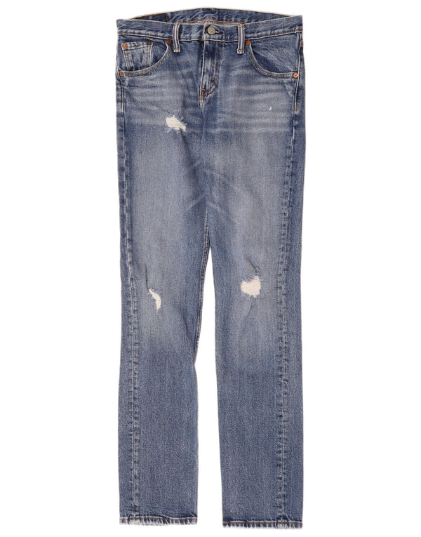 Levi's Jean Slim 511 Distressed Femme W29 L32 Bleu Coton
