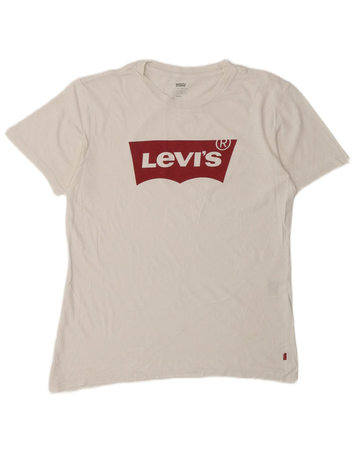 LEVI'S Tee-Shirt Graphique Homme Blanc Moyen
