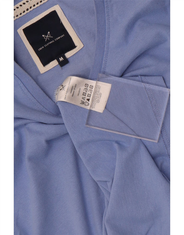 CREW CLOTHING T-Shirt Homme Bleu Moyen Coton