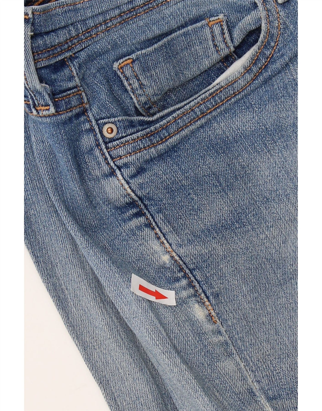 LEVI'S Short en jean taille moyenne pour femme US 10 Medium W30 Bleu Coton