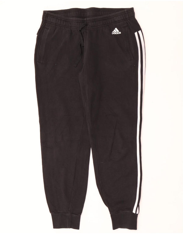 Adidas Pantalon de survêtement pour femme Joggers UK 16/18 Large Noir Coton