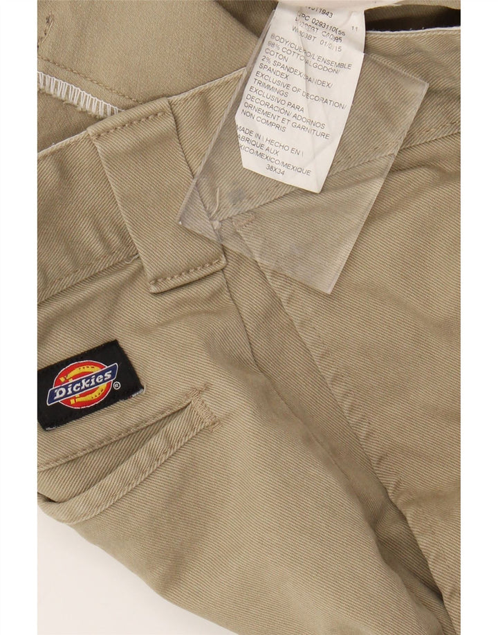 DICKIES Pantalon Chino Slim Skinny Homme W38 L34 Coton Beige