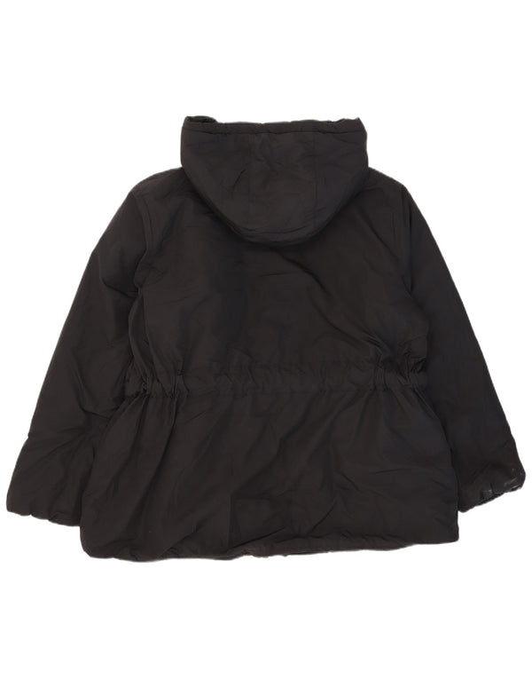 Marks & Spencer Veste matelassée à capuche pour femme UK 20 2XL Noir Polyester