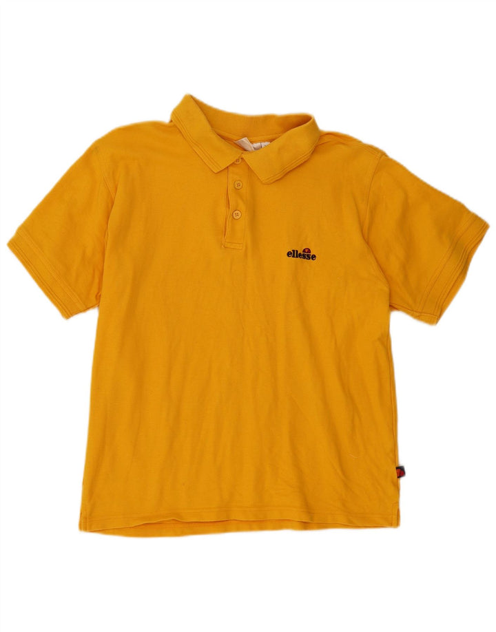 Polo Ellesse Homme Jaune Moyen Coton