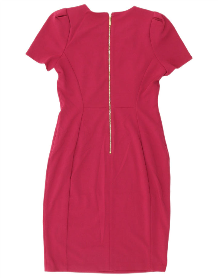 Calvin Klein Robe fourreau pour femme US 6 Petit Rose Polyester