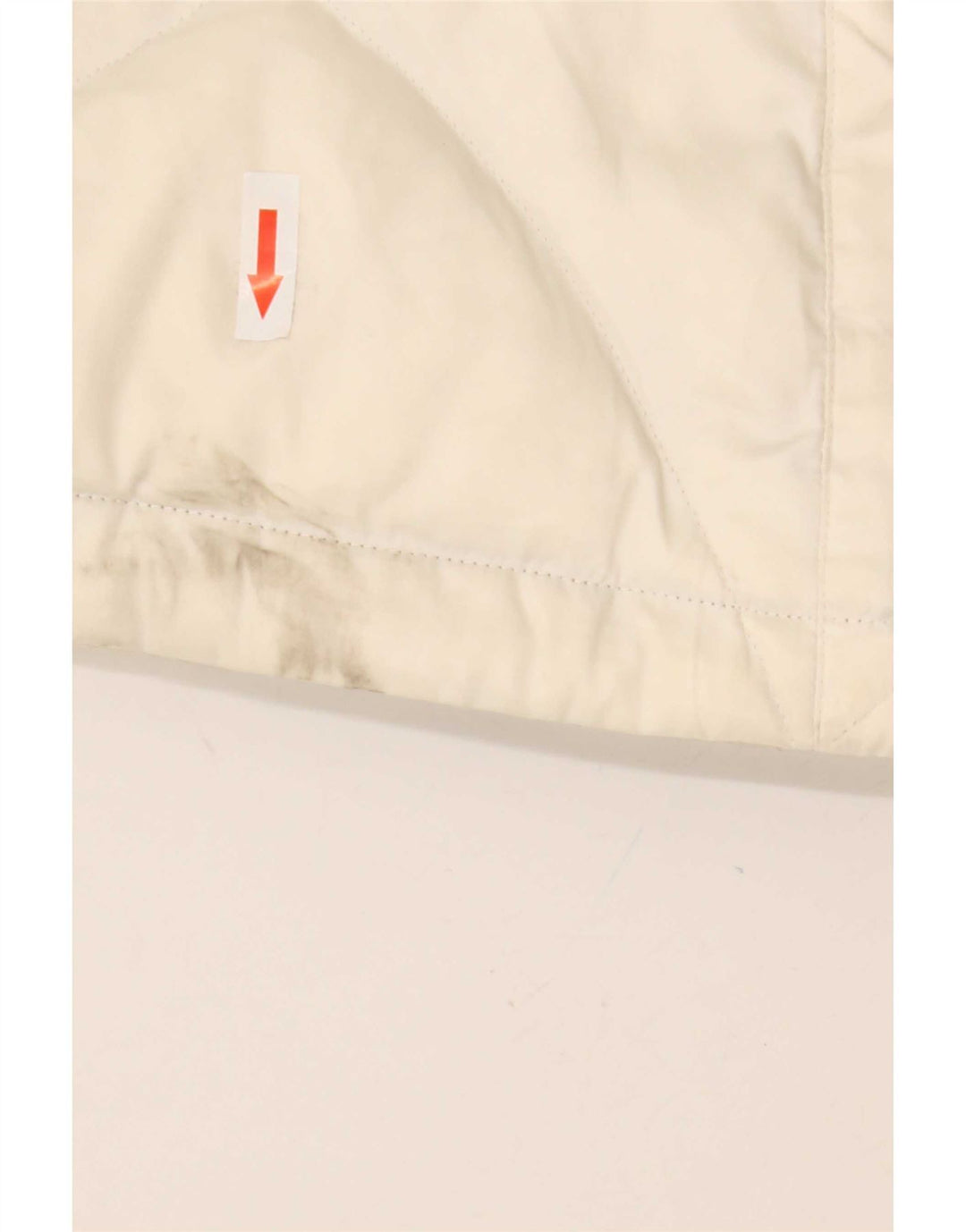 The North Face Veste rembourrée pour femme UK 16 Large Off White Nylon