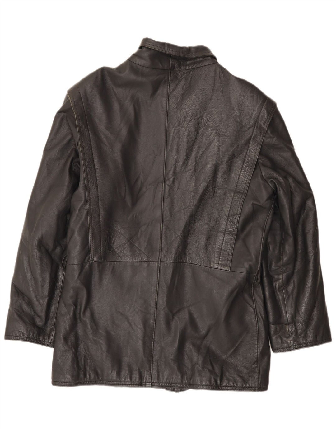 Veste en cuir homme vintage UK 38 Cuir noir moyen