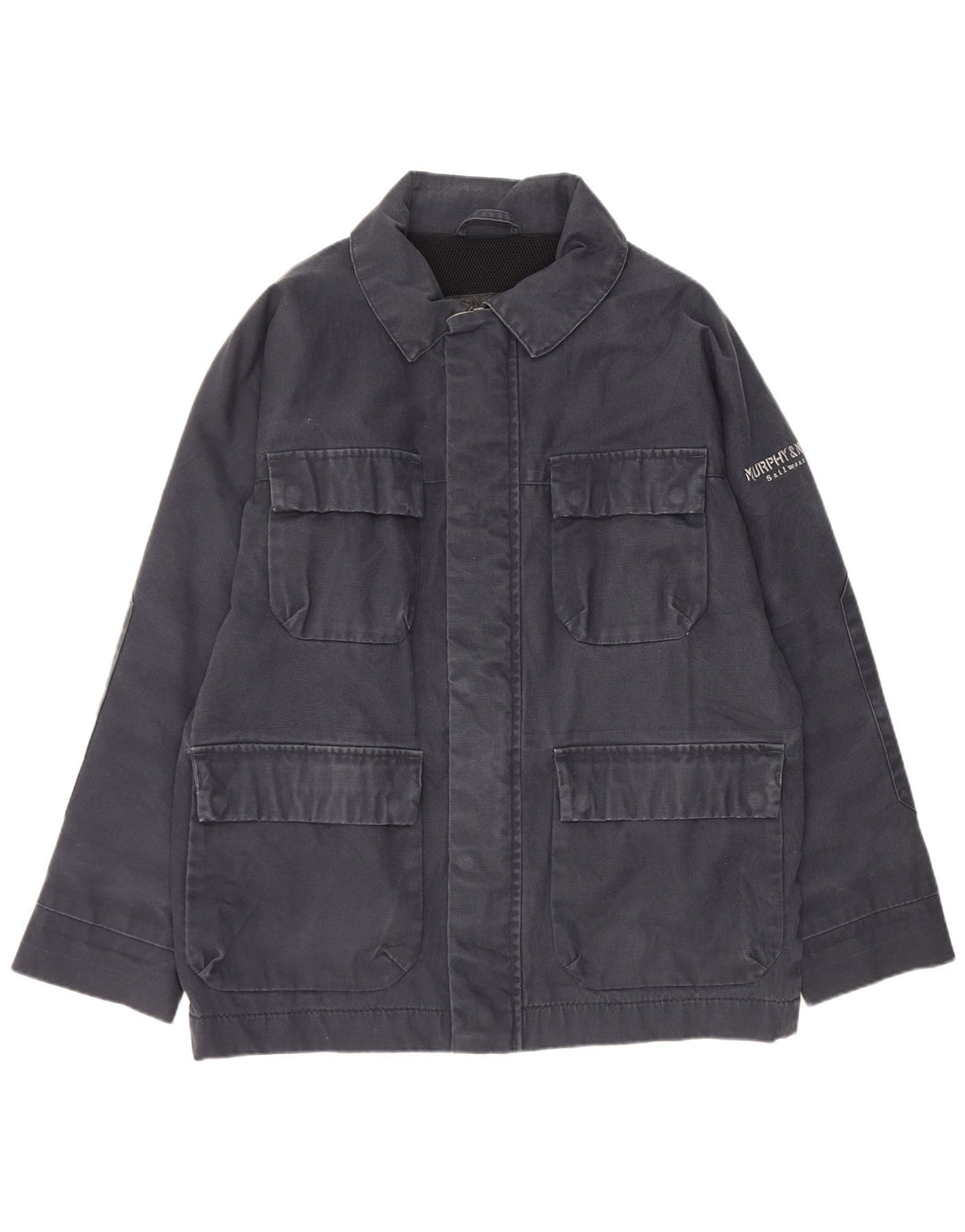 Murphy & Nye Veste utilitaire pour homme UK 38 en coton bleu marine moyen