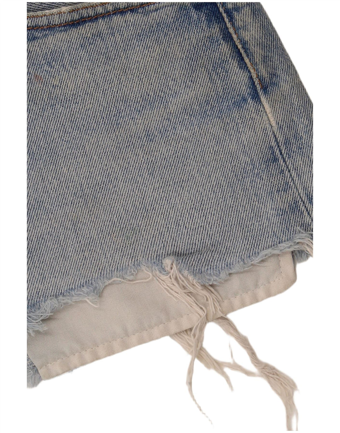 Levi's Mini Jupe en Jean 501 Distressed W31 Femme Bleu Moyen Coton