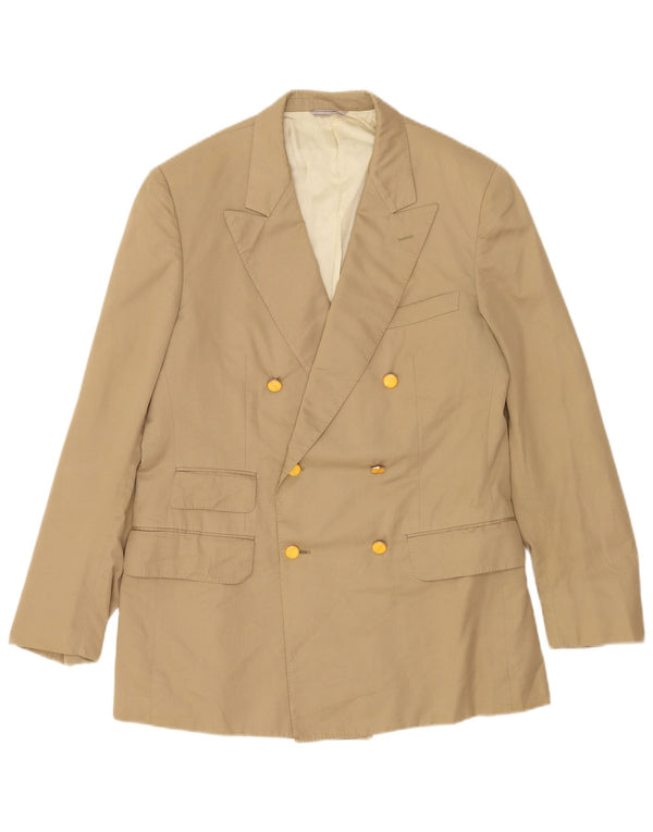 DUNHILL Veste blazer croisée pour homme UK 38 Beige moyen