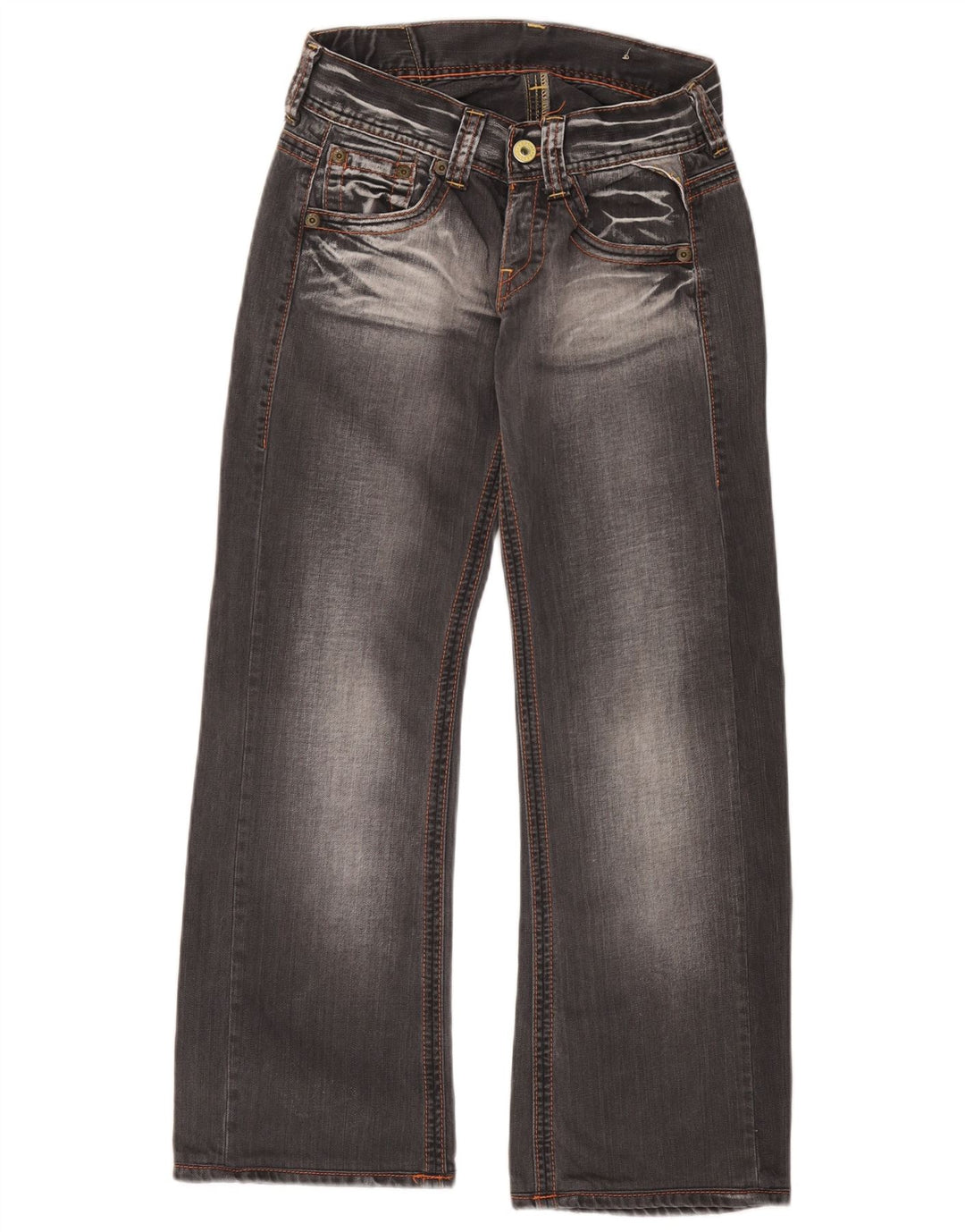 Replay Jean Bootcut Femme W26 L27 Gris Coton
