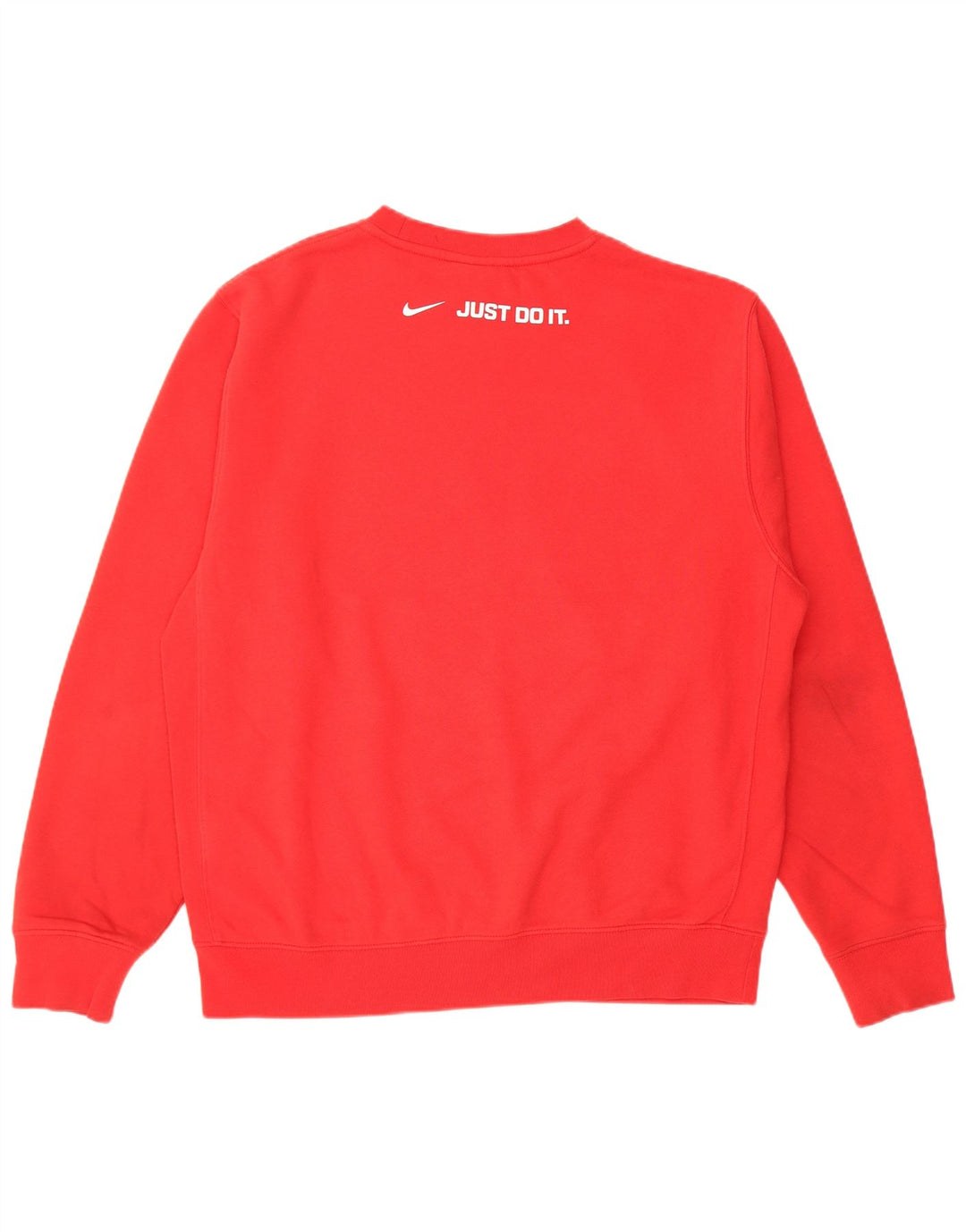 Nike Sweat-shirt graphique en coton rouge moyen pour homme