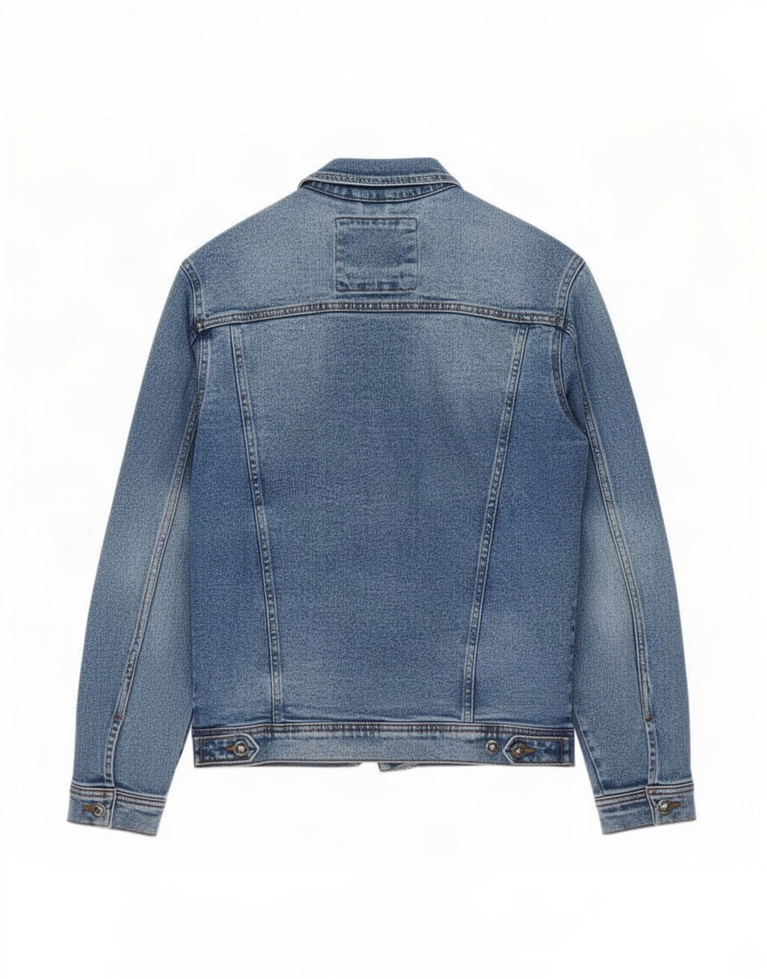 Zara Veste en jean pour homme UK 38 Bleu moyen Coton