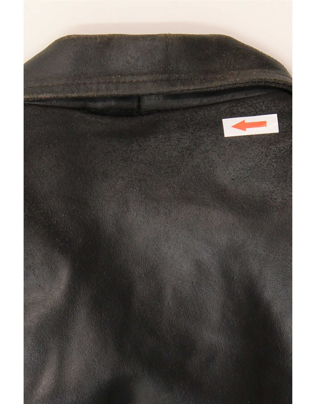 veste en cuir homme vintage UK 36 Petit cuir noir