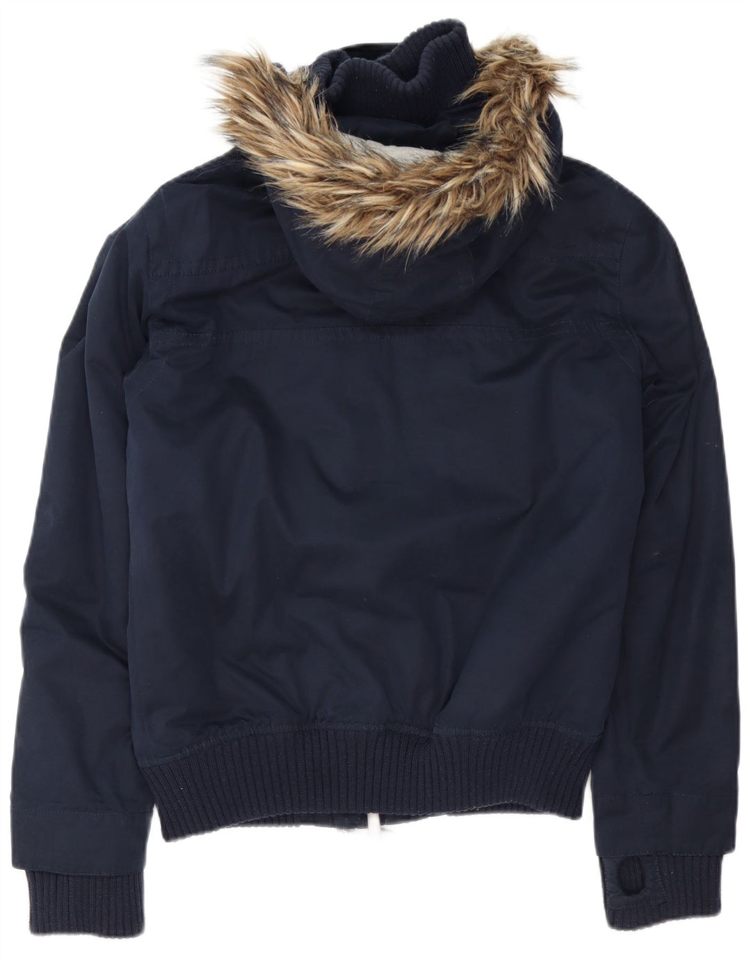 Superdry Veste bomber à capuche The Windbomber pour homme UK 38 Bleu marine moyen