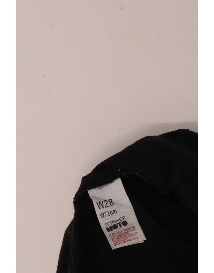 Topshop Femme Mini Jupe En Jean W28 Coton Noir Moyen
