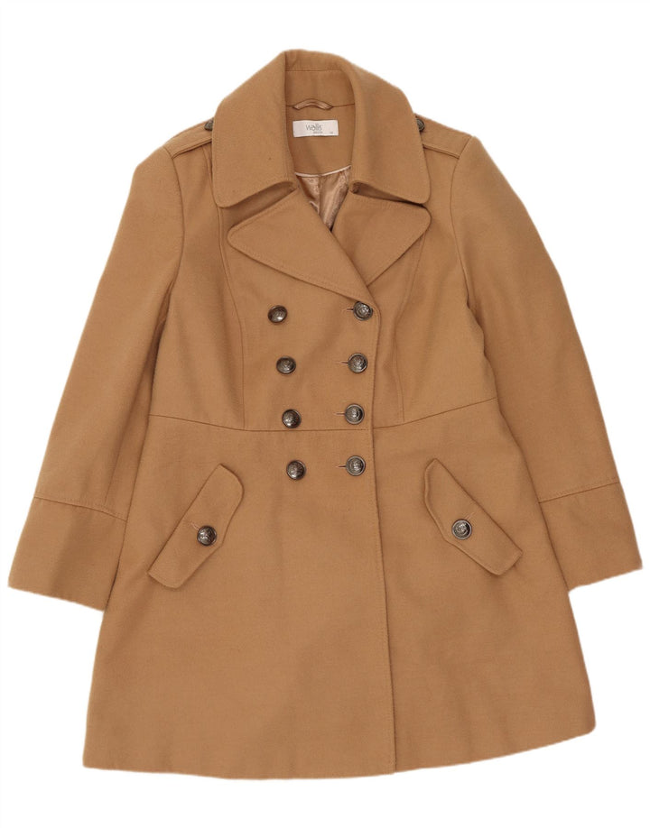 Wallis Manteau croisé pour femme UK 44 Large Beige Polyester