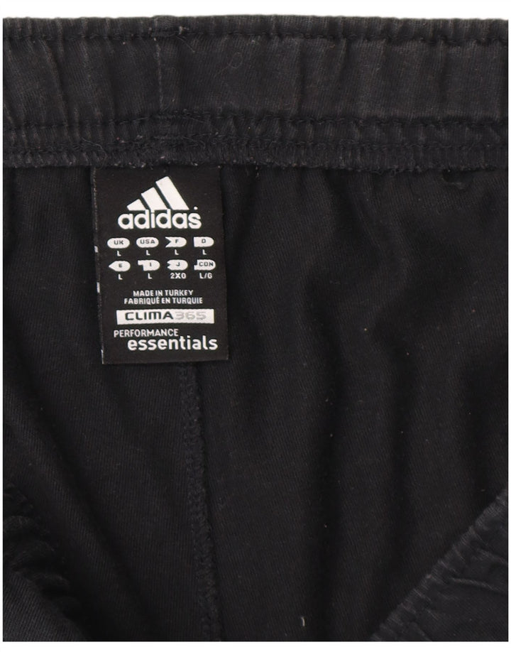 ADIDAS Short de sport Clima 365 pour hommes, grand, noir, coton