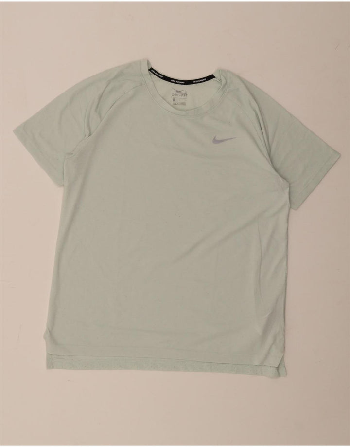 NIKE Hommes Dri Fit T-Shirt Haut Large Vert Polyester