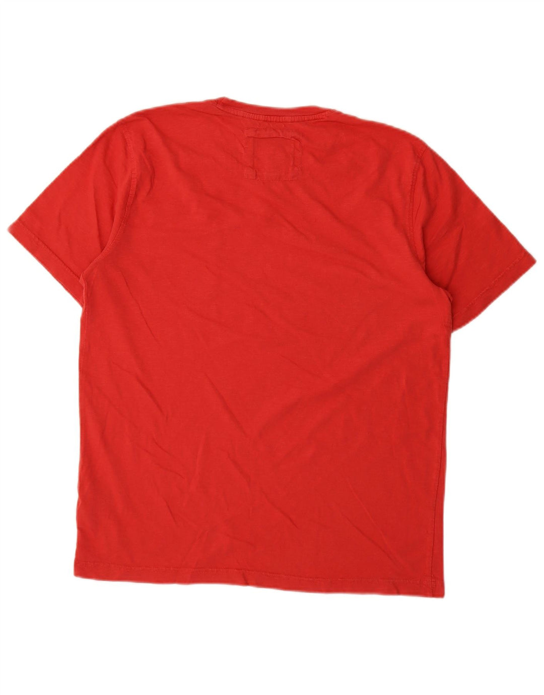 CREW CLOTHING T-Shirt Homme Haut Rouge Moyen Coton