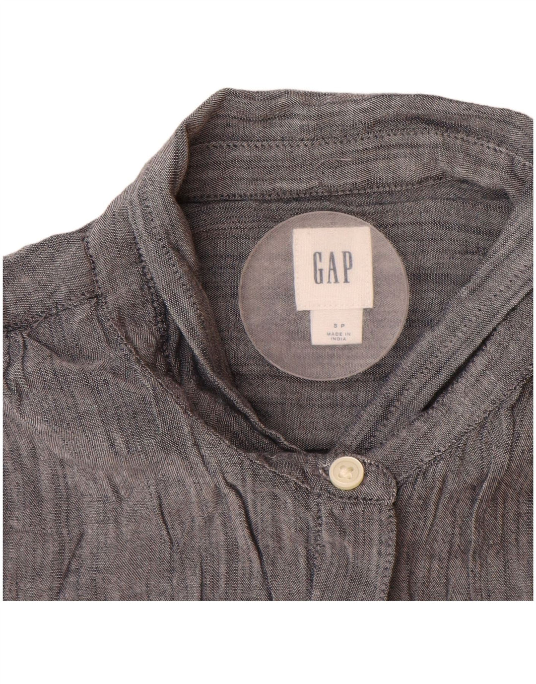 GAP Chemisier surdimensionné pour femme UK 10 Petit Gris