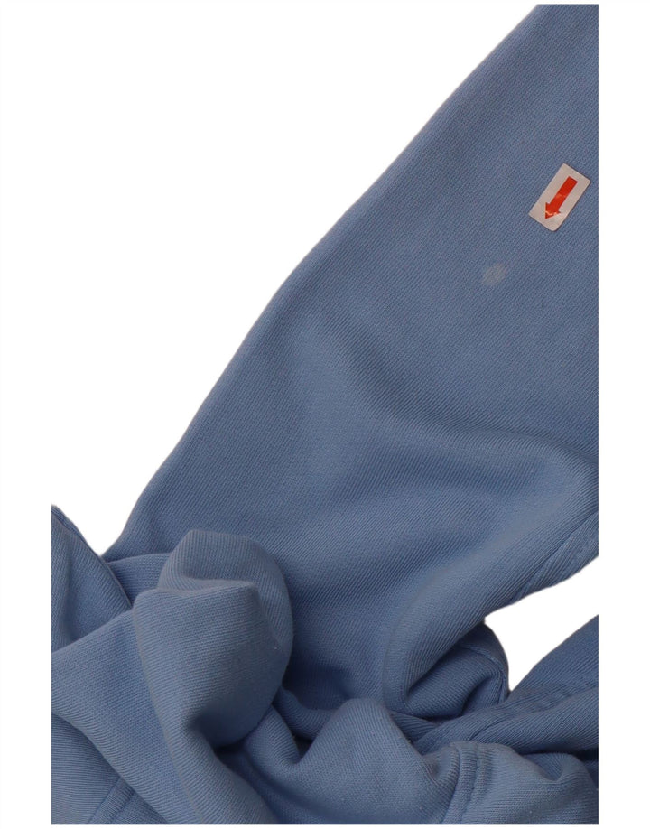 Vineyard Vines Sweat-shirt surdimensionné à col zippé pour femme UK 10 Petit Bleu