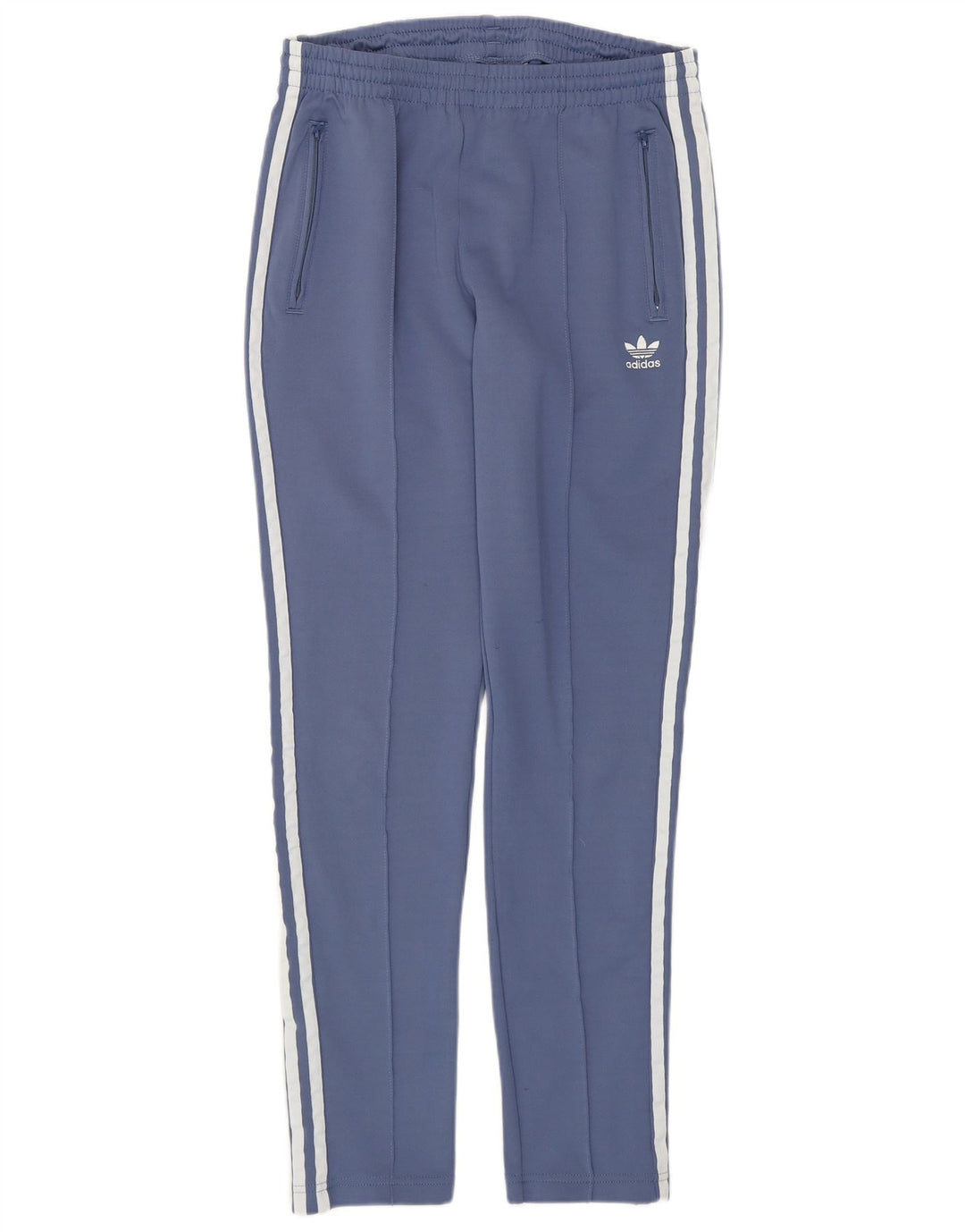 ADIDAS Pantalon de survêtement pour femme UK 12 Bleu moyen Polyester