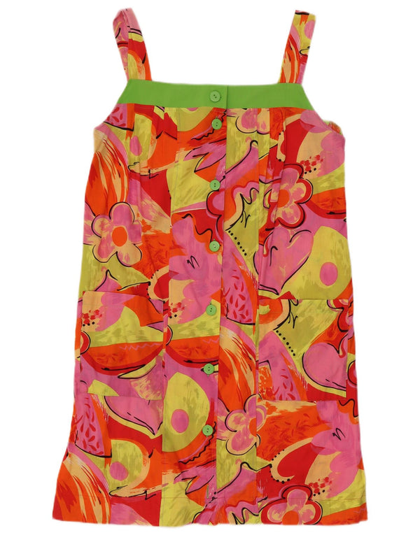 vintage Femme Robe d’été sans manches IT 50 XL Multicolore Floral