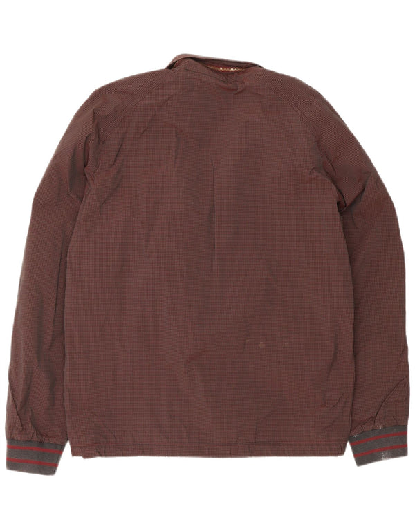 Ted Baker Veste Bomber Homme Taille 4 Grand Carreau Marron