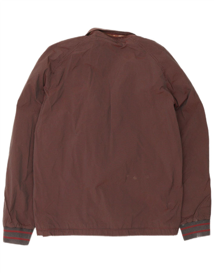Ted Baker Veste Bomber Homme Taille 4 Grand Carreau Marron