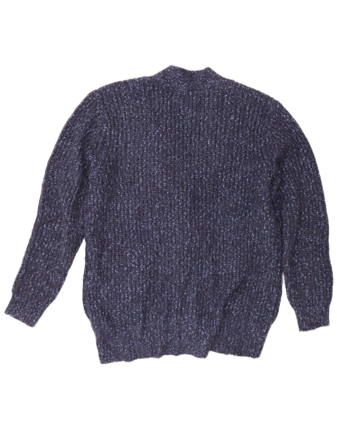 Marks & Spencer Pull cardigan surdimensionné pour femme UK 14 Bleu moyen moucheté
